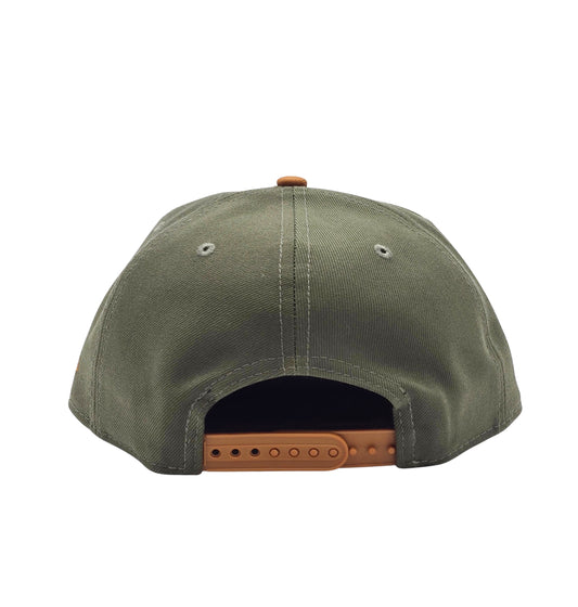NEW ERA 9FIFTY NBA PHOENIX SUNS OLIVE/BROWN SNAPBACK HAT