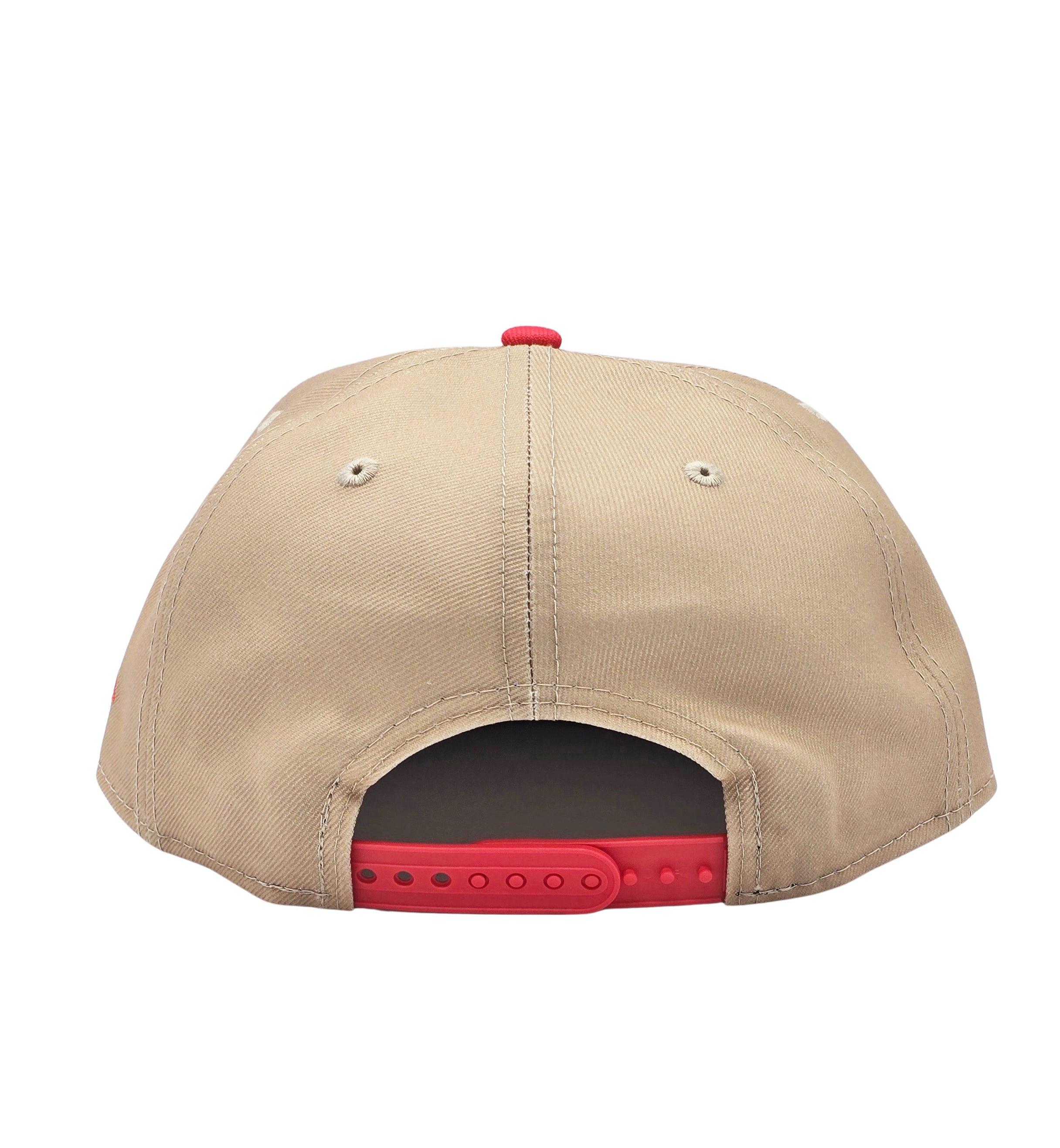 NEW ERA 9FIFTY NBA PHOENIX SUNS KHAKI/RED SNAPBACK HAT