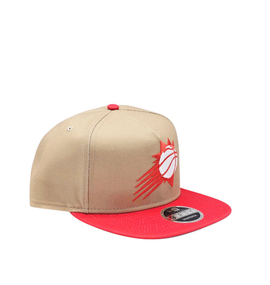 NEW ERA 9FIFTY NBA PHOENIX SUNS KHAKI/RED SNAPBACK HAT