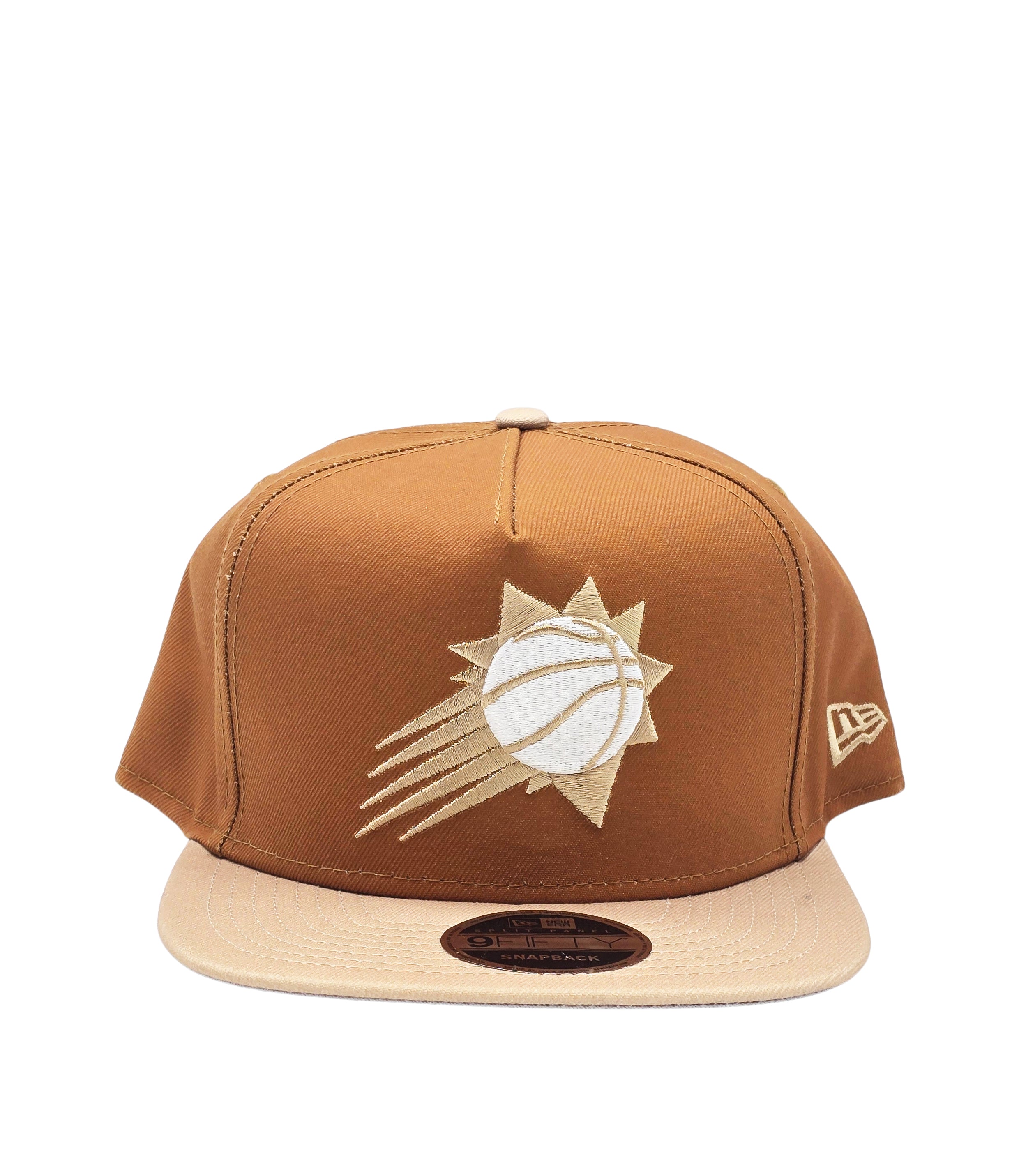 NEW ERA 9FIFTY NBA PHOENIX SUNS BROWN/KHAKI SNAPBACK HAT