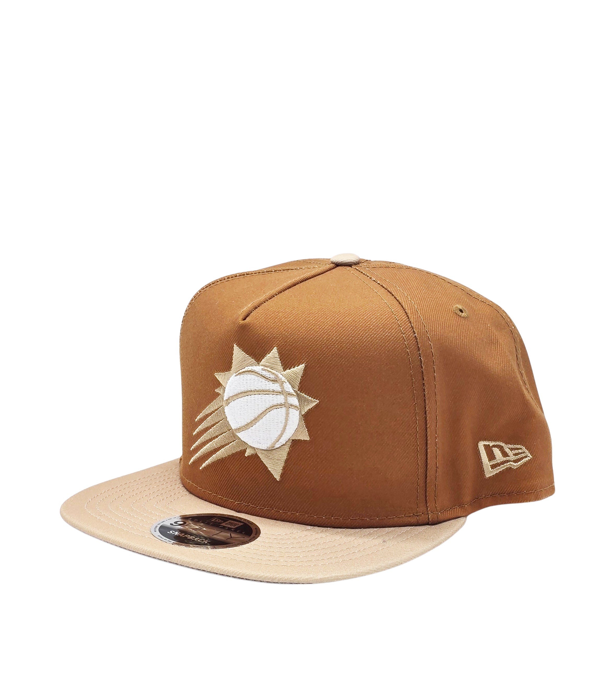 NEW ERA 9FIFTY NBA PHOENIX SUNS BROWN/KHAKI SNAPBACK HAT