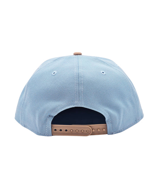 NEW ERA 9FIFTY NBA PHOENIX SUNS SKY BLUE/KHAKI SNAPBACK HAT