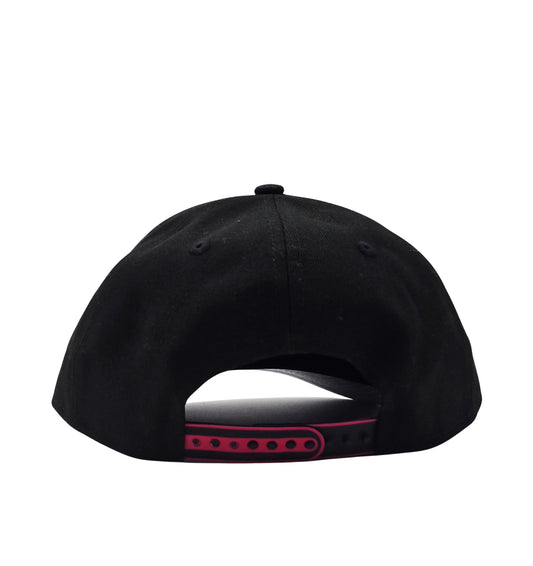 NEW ERA 9FORTY MLB LOS ANGELES DODGERS M-CROWN ADJUSTABLE A-FRAME SNAPBACK BLACK/PINK CAP