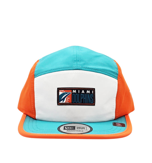 NEW ERA NFL MIAMI DOLPHINS TEAL/ORANGE VELCRO HAT