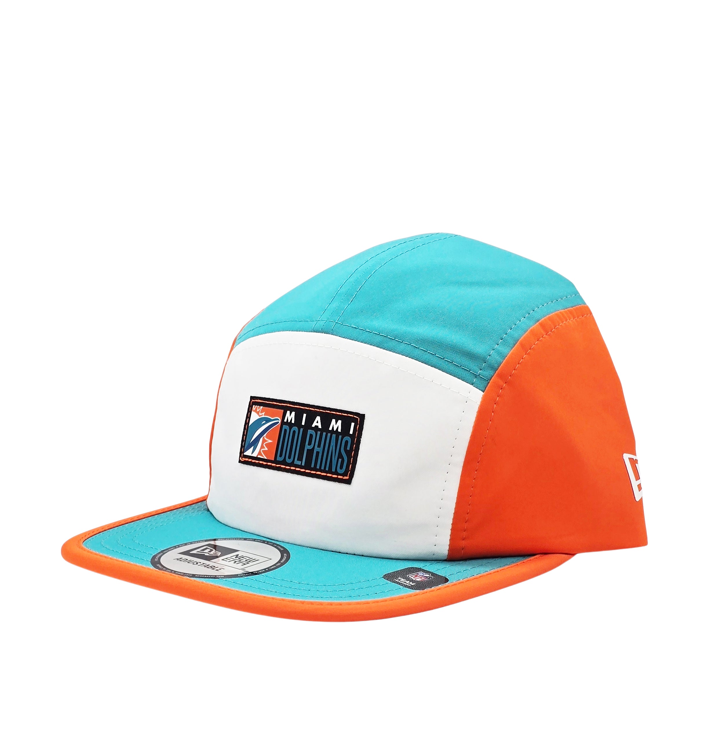 NEW ERA NFL MIAMI DOLPHINS TEAL/ORANGE VELCRO HAT