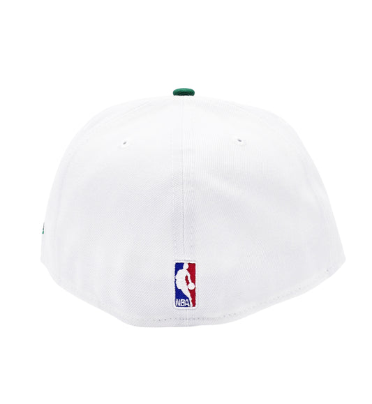NEW ERA 59FIFTY NBA BOSTON CELTICS WHITE/GREEN FITTED HAT