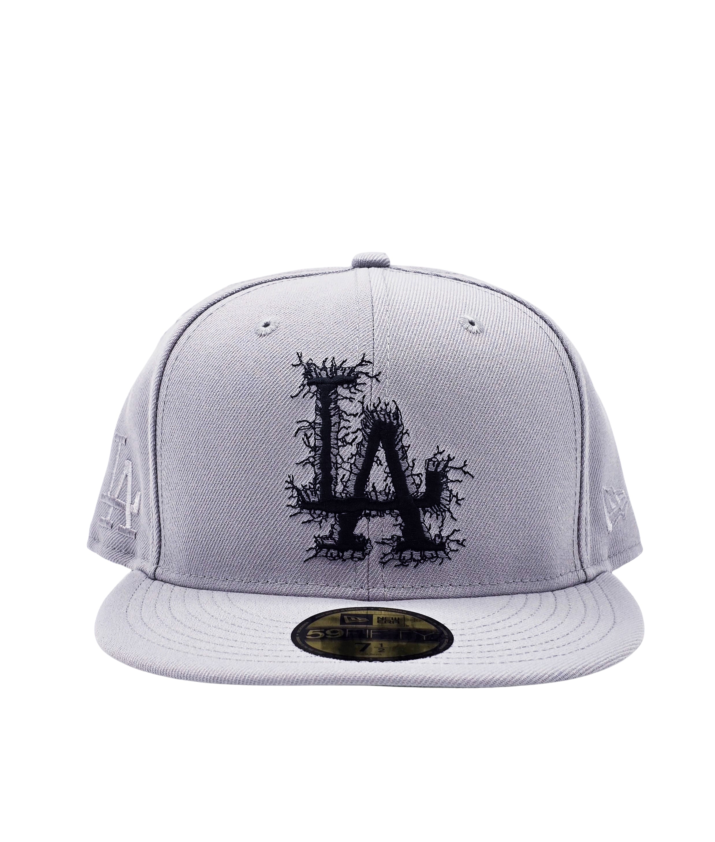 NEW ERA 59FIFTY MLB LOS ANGELES DODGERS GREY FITTED HAT
