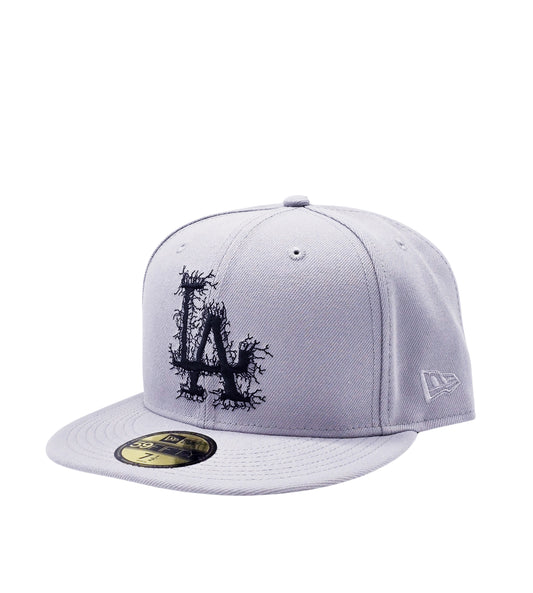 NEW ERA 59FIFTY MLB LOS ANGELES DODGERS GREY FITTED HAT