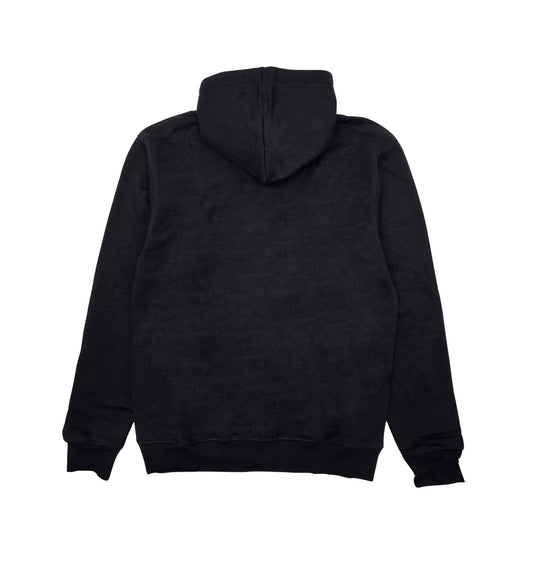 MEN'S EMBROIDERED CANADA FLEECE PULLOVER HOODIE (BLACK)