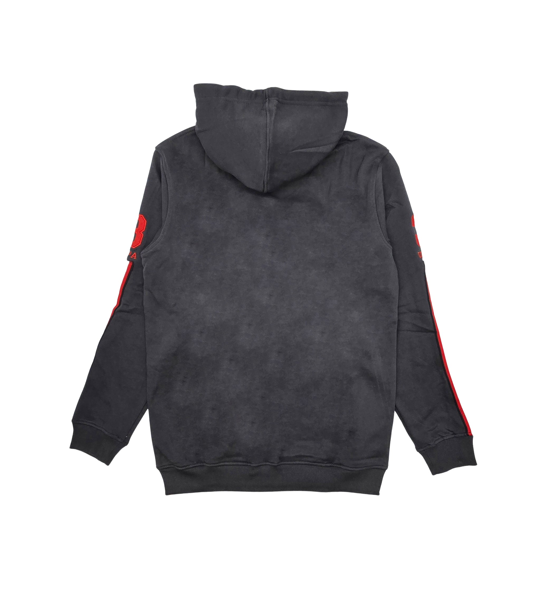 MEN'S U.S. POLO FLEECE PULLOVER HOODIE (CHARCOAL)