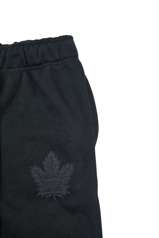 NHL MEN'S TORONTO MAPLE LEAFS PULLOVER HOODIE TRACKSET (BLACK)