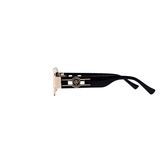 BLACK/ROSE GOLD DESIGNER SUNGLASSES (J7548)