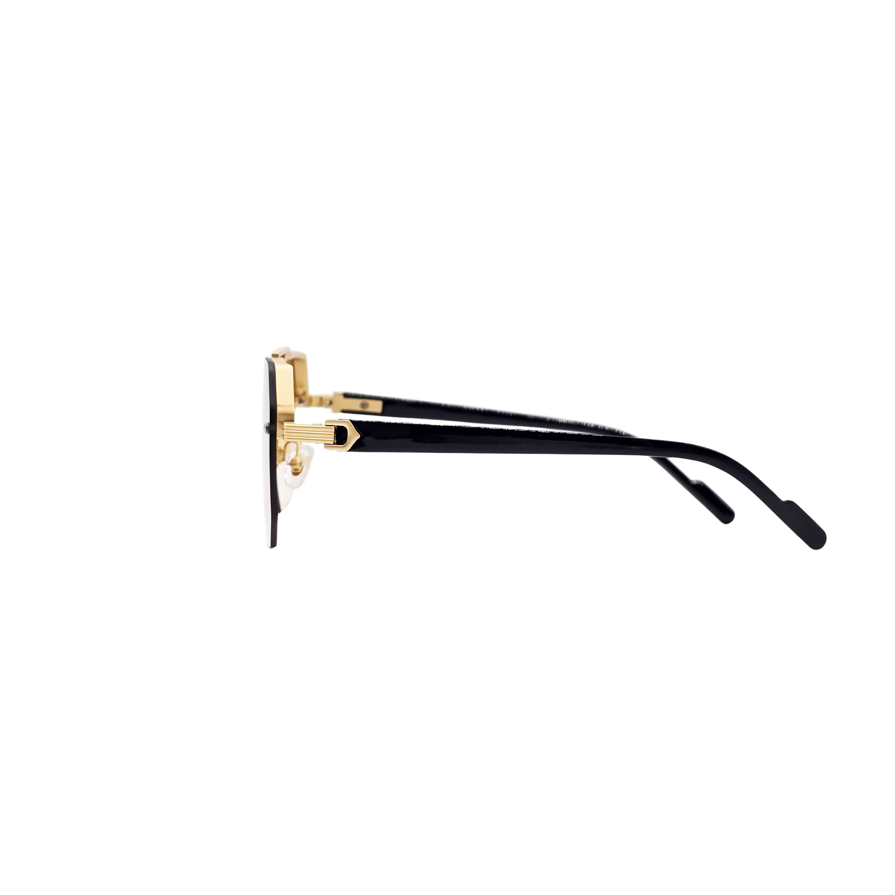 BROWN/BLACK DESIGNER SUNGLASSES (J7593)