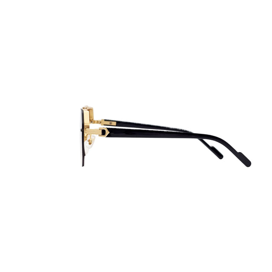 BROWN/BLACK DESIGNER SUNGLASSES (J7593)