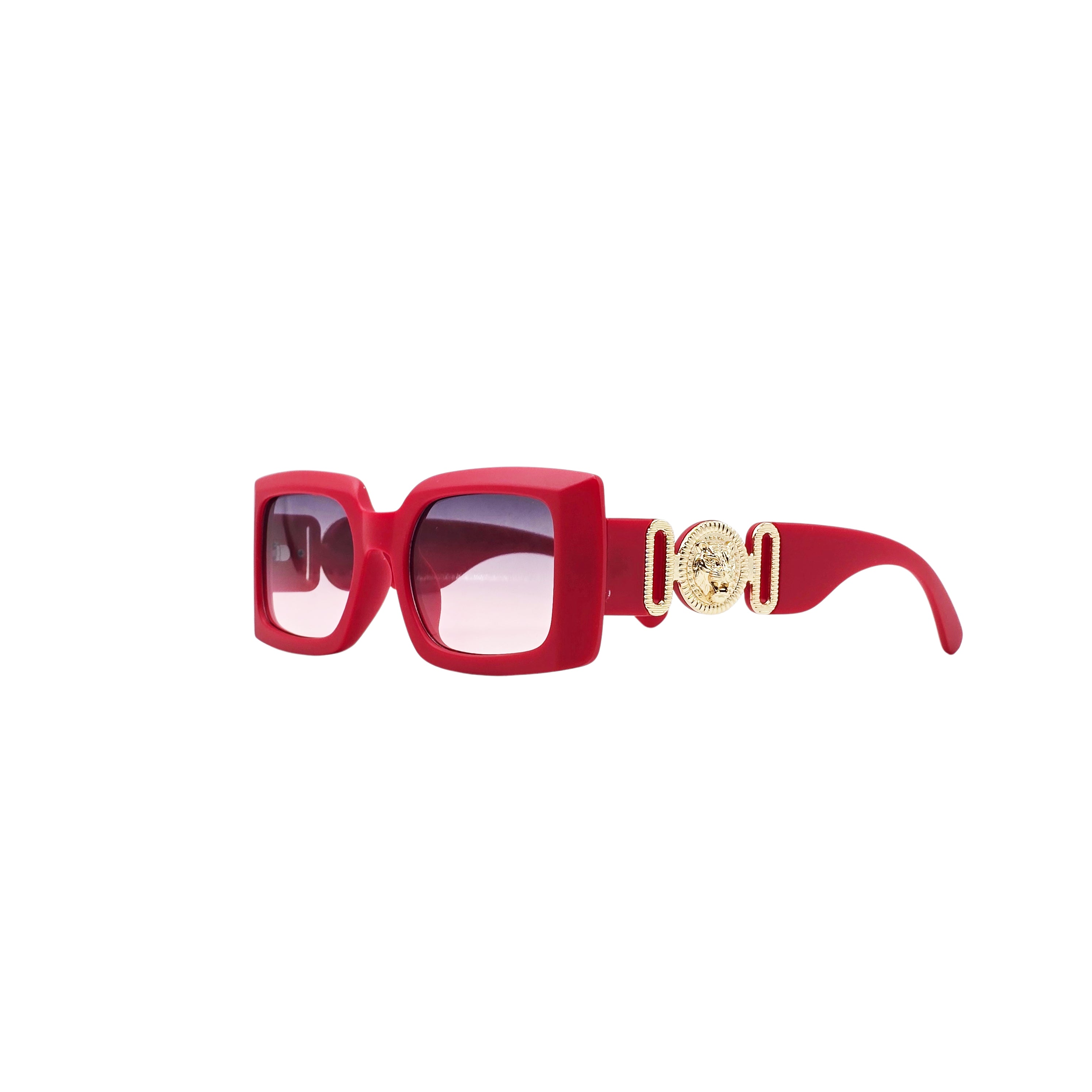 RED DESIGNER SUNGLASSES (J7502P)