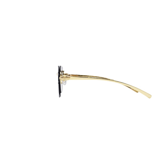 BLACK/GOLD DESIGNER SUNGLASSES (J7577)
