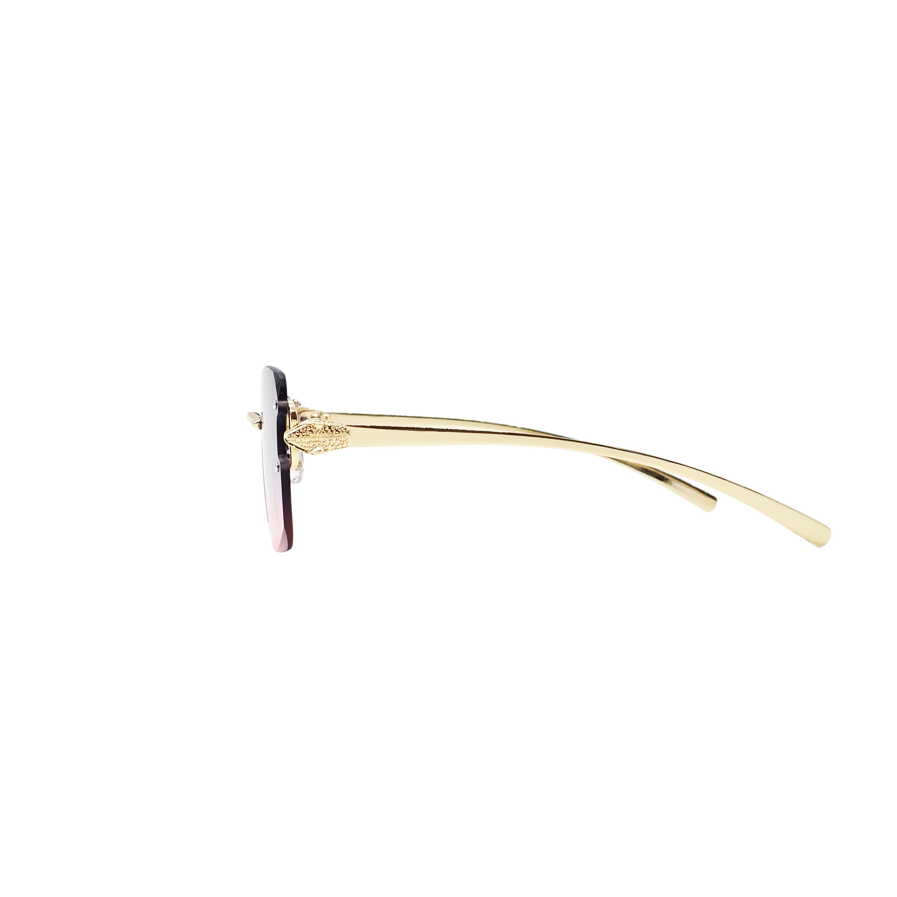 BLACK/PINK/GOLD DESIGNER SUNGLASSES (J7577)