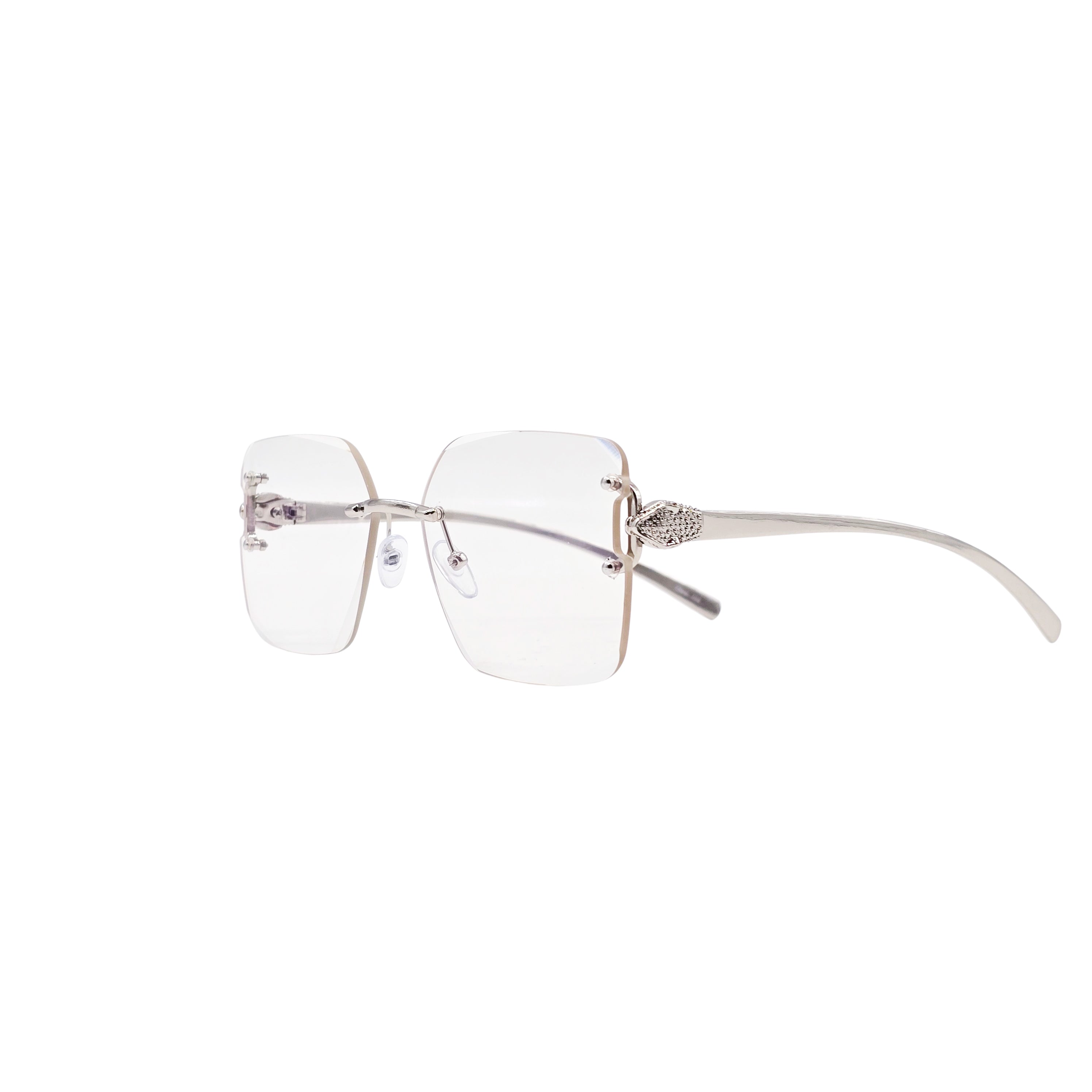 CLEAR LENS DESIGNER SUNGLASSES (J7577)