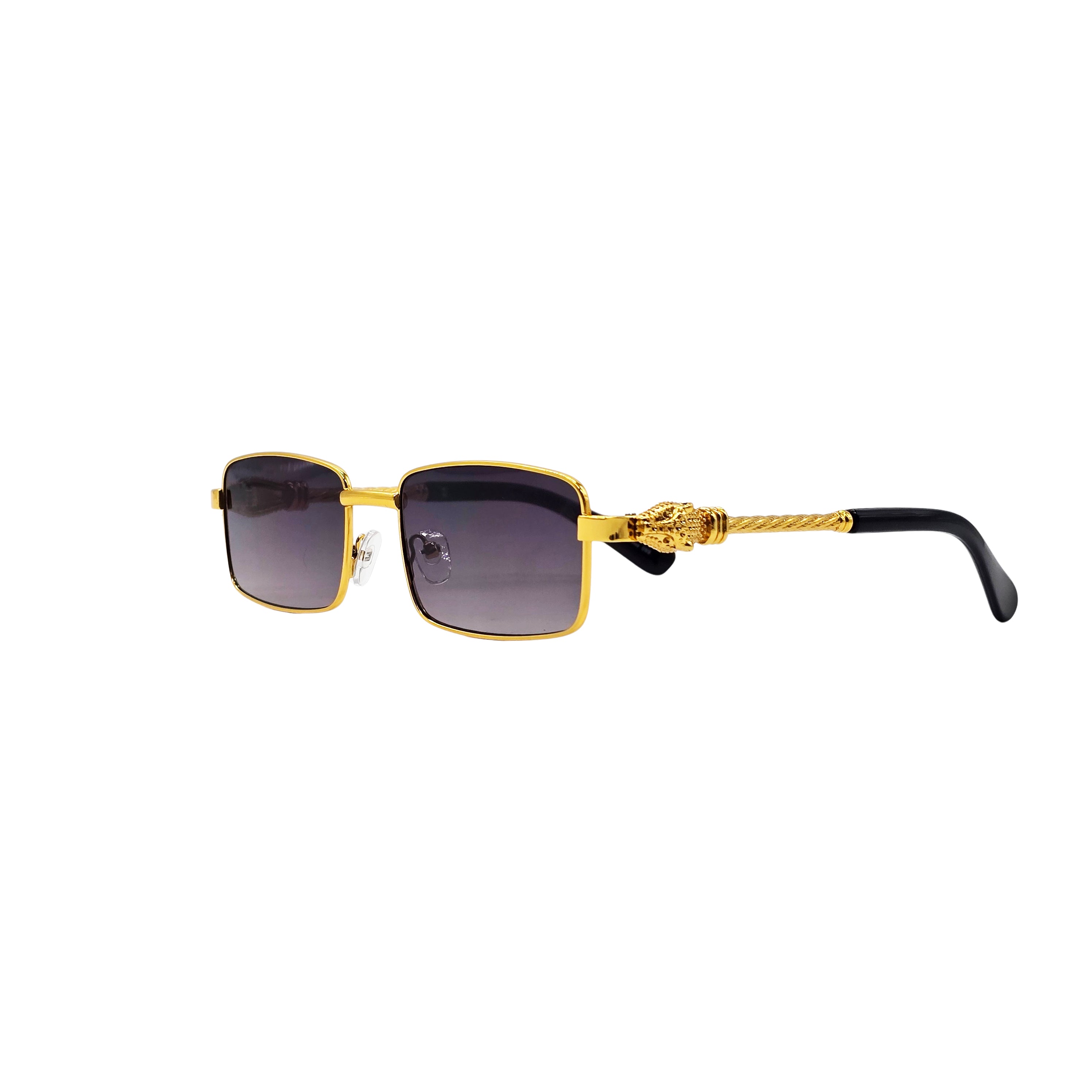 BLACK/GOLD DESIGNER SUNGLASSES (J7088)