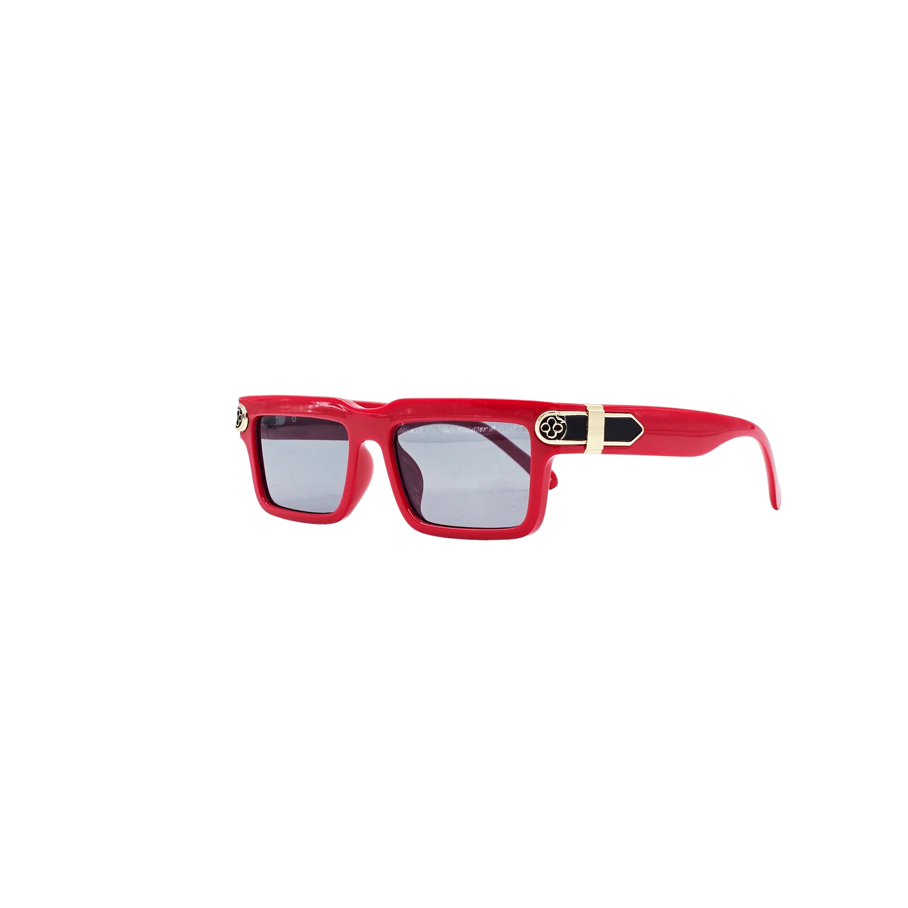 RED/BLACK DESIGNER SUNGLASSES (J7454P)