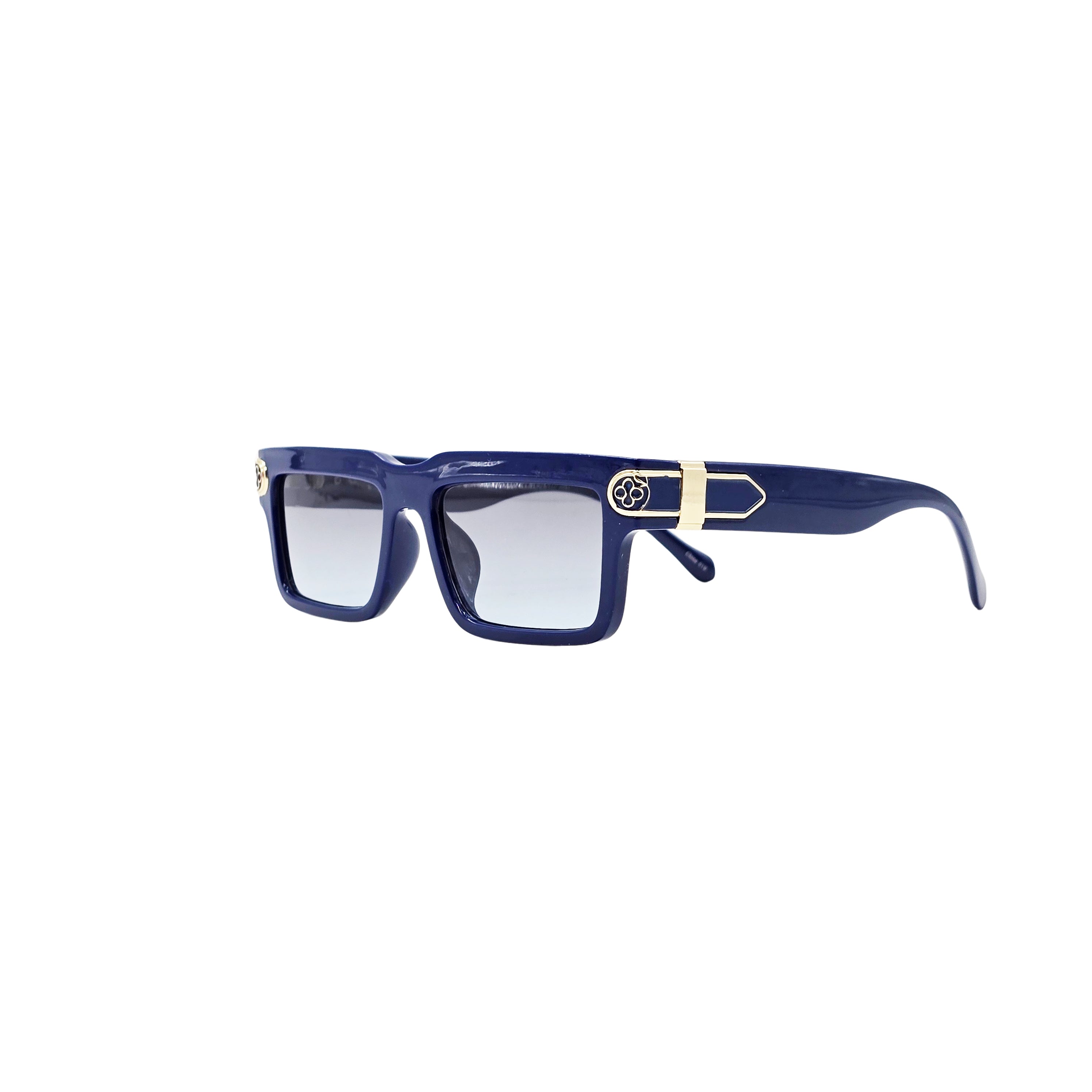 NAVY BLUE/BLACK DESIGNER SUNGLASSES (J7454P)