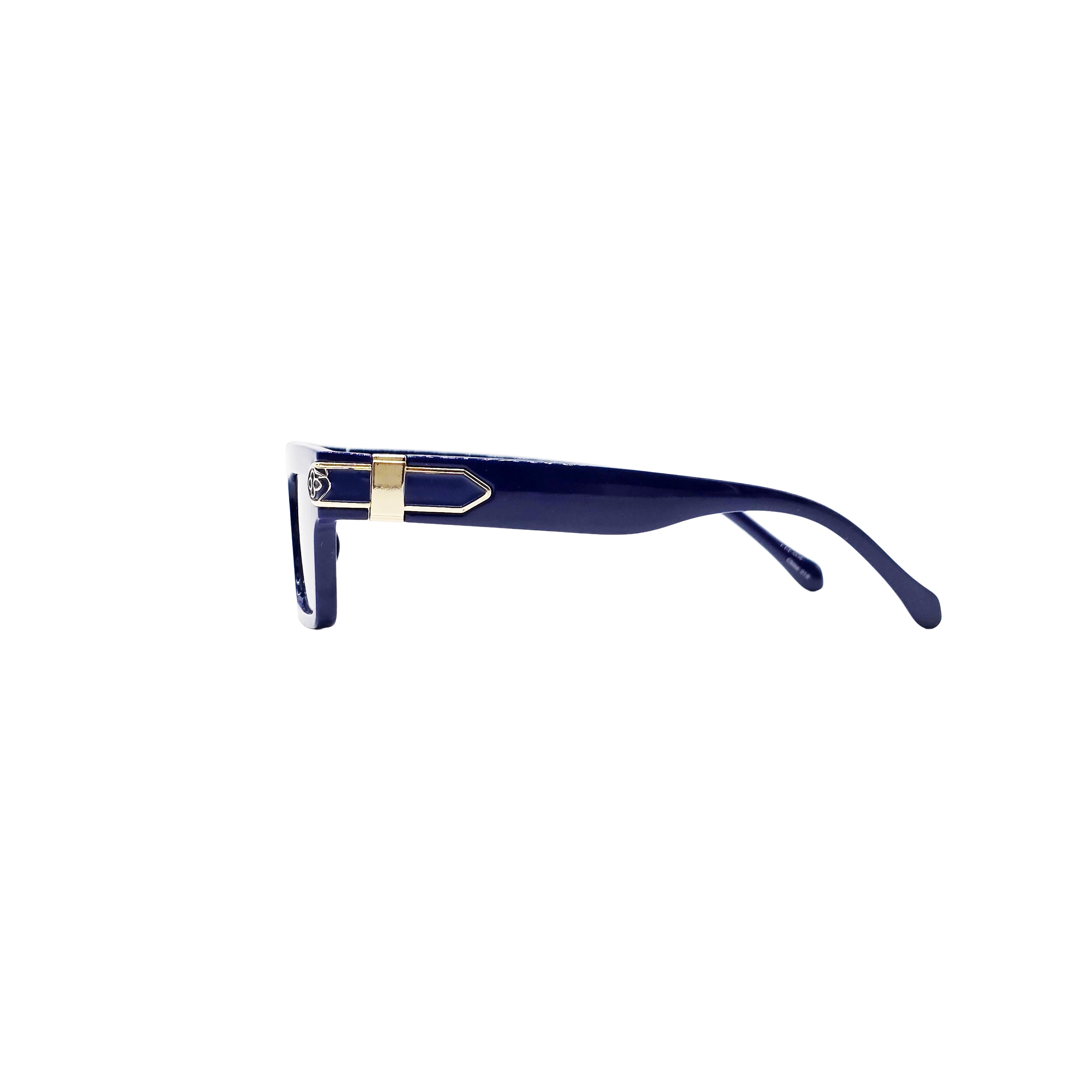 NAVY BLUE/BLACK DESIGNER SUNGLASSES (J7454P)