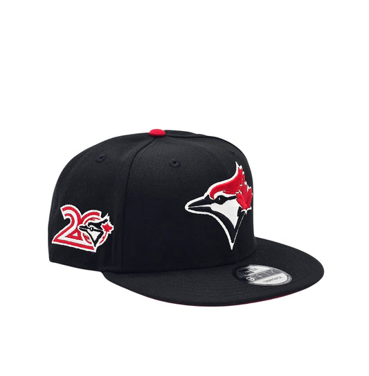 9FIFTY NEW ERA MLB 20TH ANNIVERSARY TORONTO BLUE JAYS BLACK/RED SNAPBACK HAT