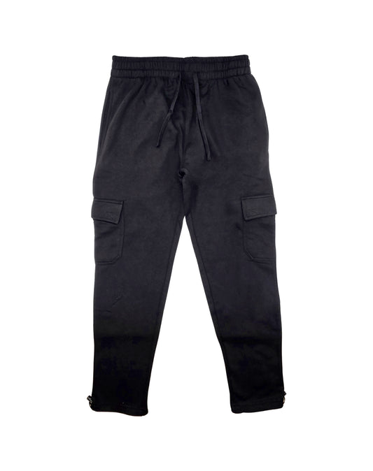 ONIX MEN'S CARGO FLEECE JOGGERS (BLACK)