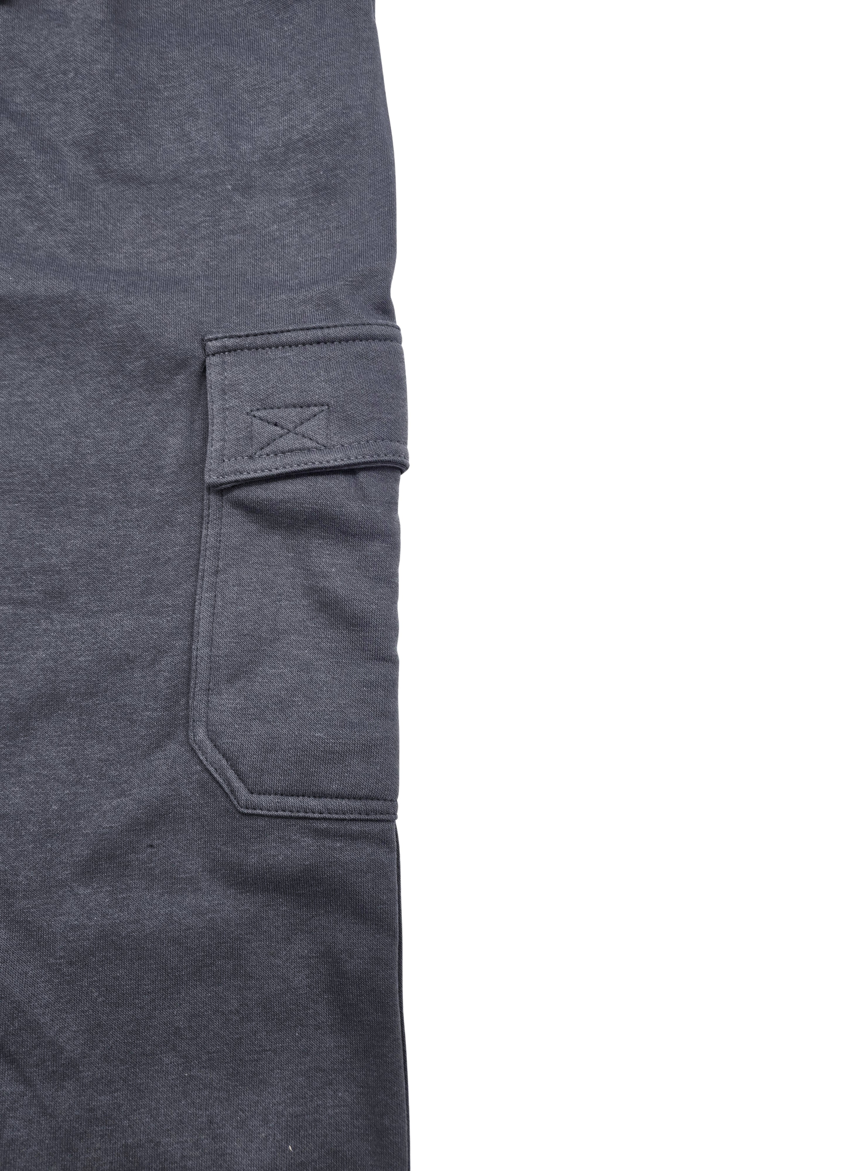 ONIX MEN'S CARGO FLEECE JOGGERS (CHARCOAL)