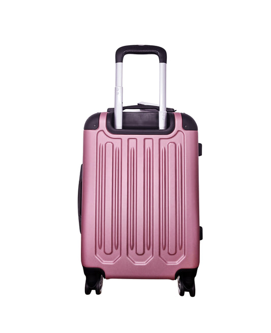 MORANO HARD COVER LIGHT WEIGHT LUGGAGES (PINK)