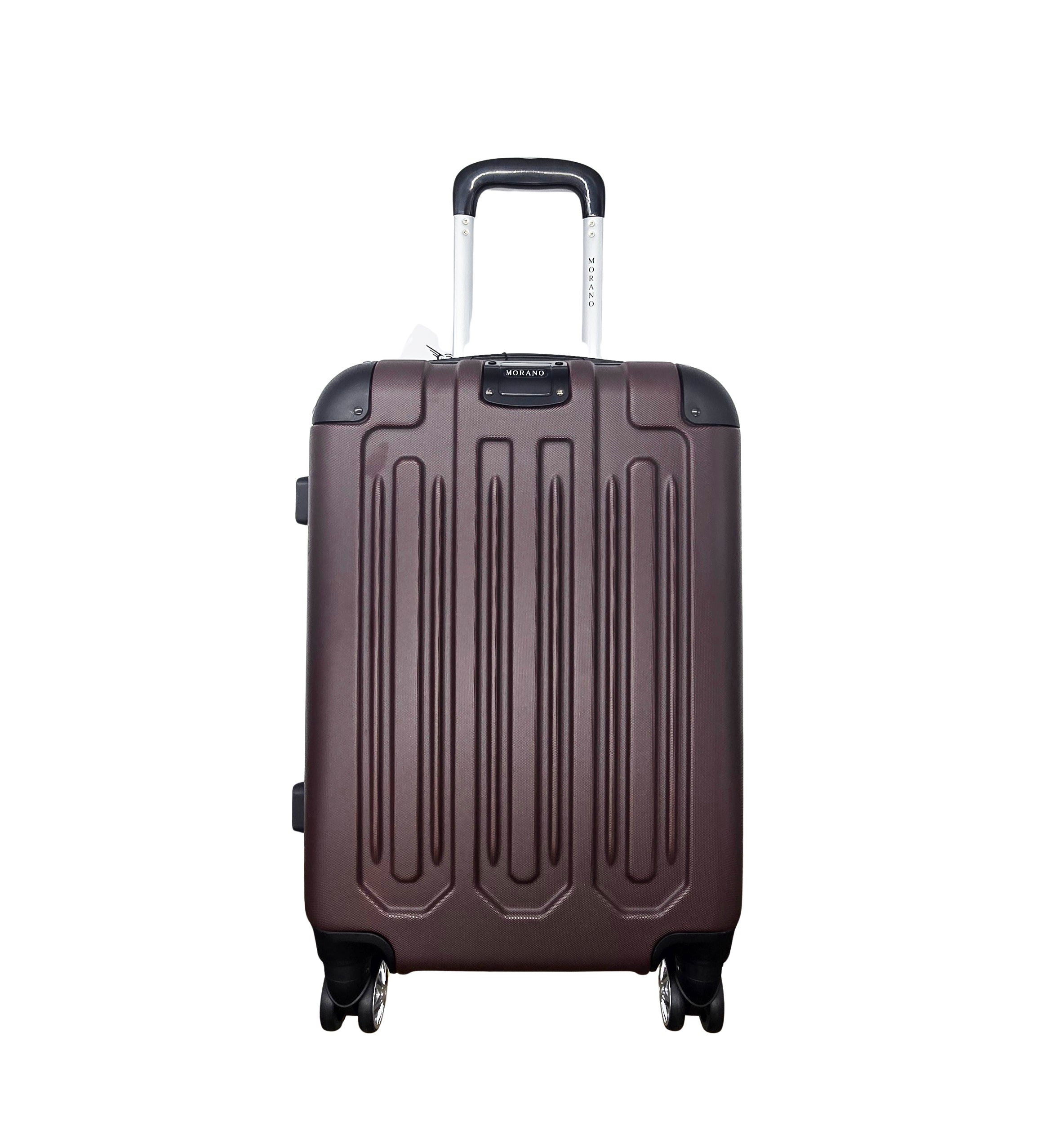 MORANO HARD COVER LIGHT WEIGHT LUGGAGES (COFFEE BROWN)