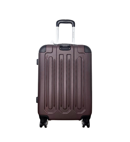 MORANO HARD COVER LIGHT WEIGHT LUGGAGES (COFFEE BROWN)