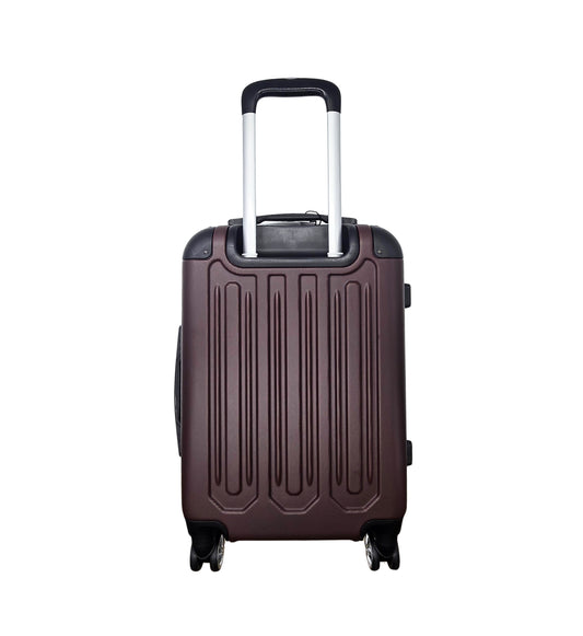 MORANO HARD COVER LIGHT WEIGHT LUGGAGES (COFFEE BROWN)