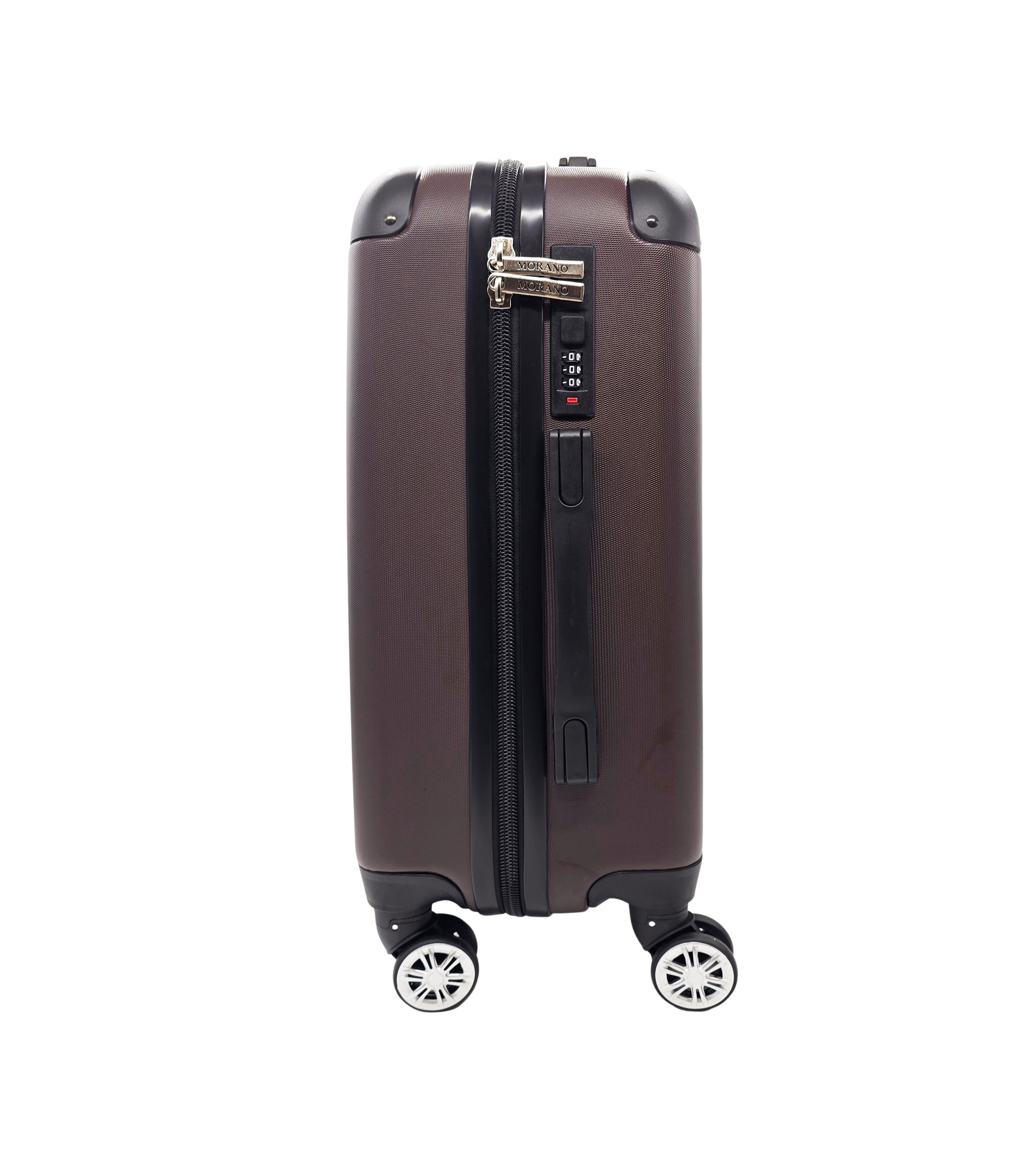 MORANO HARD COVER LIGHT WEIGHT LUGGAGES (COFFEE BROWN)