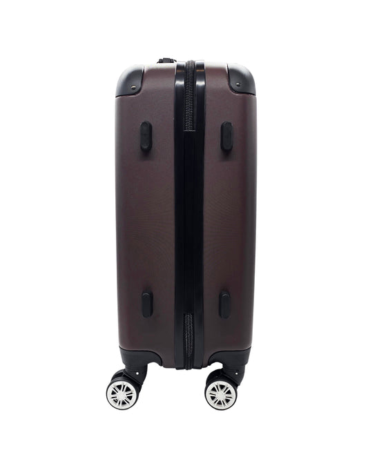 MORANO HARD COVER LIGHT WEIGHT LUGGAGES (COFFEE BROWN)