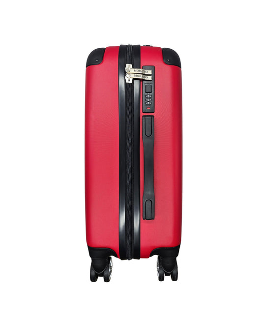 MORANO HARD COVER LIGHT WEIGHT LUGGAGES (RED)