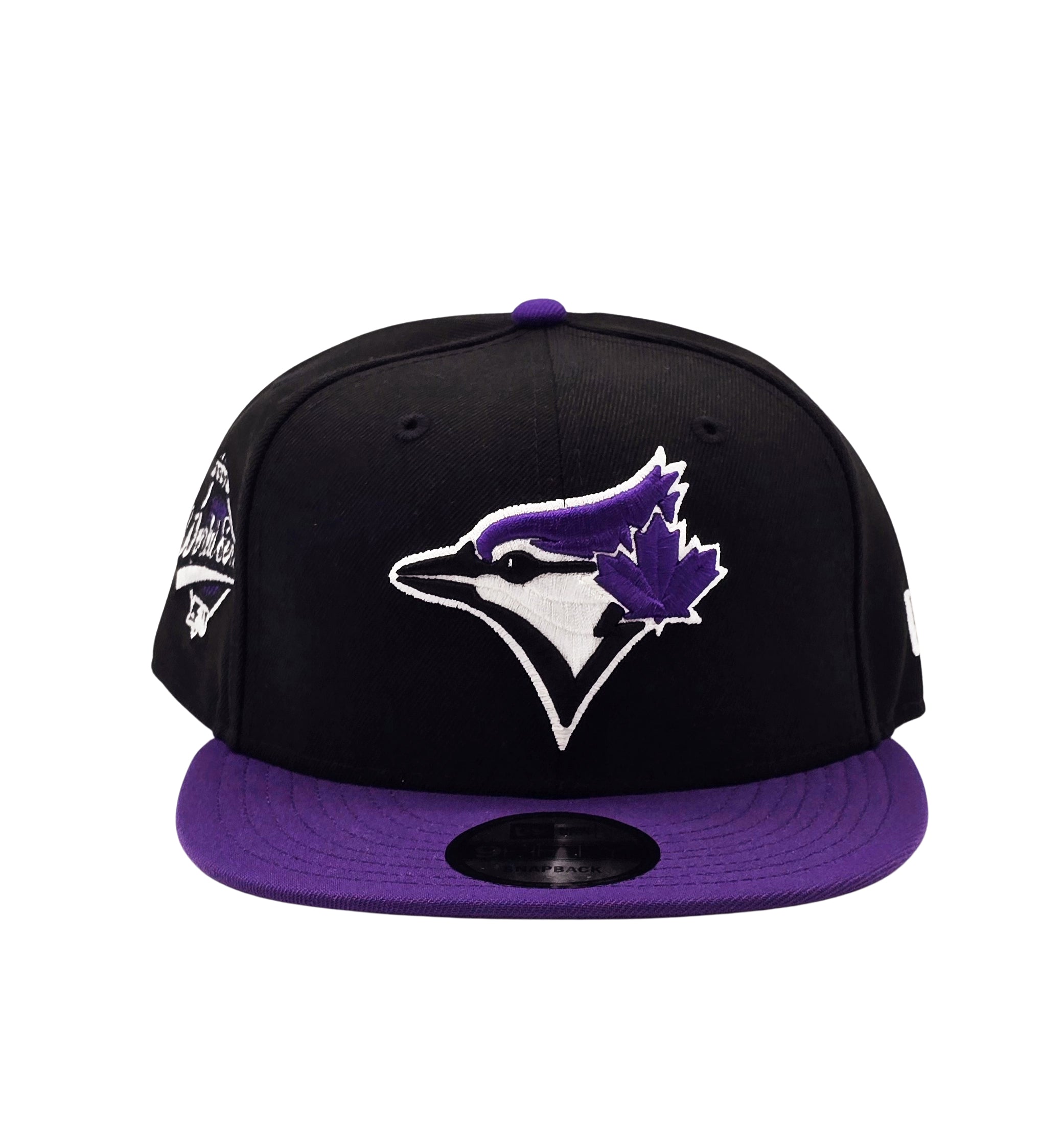 9FIFTY NEW ERA MLB 1992 WORLD SERIES TORONTO BLUE JAYS BLACK/PURPLE SNAPBACK HAT