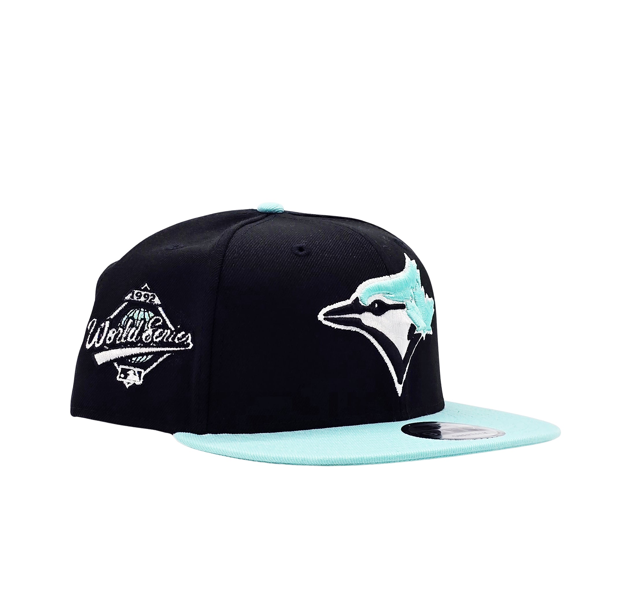 9FIFTY NEW ERA MLB 1992 WORLD SERIES TORONTO BLUE JAYS BLACK/TINT SNAPBACK HAT