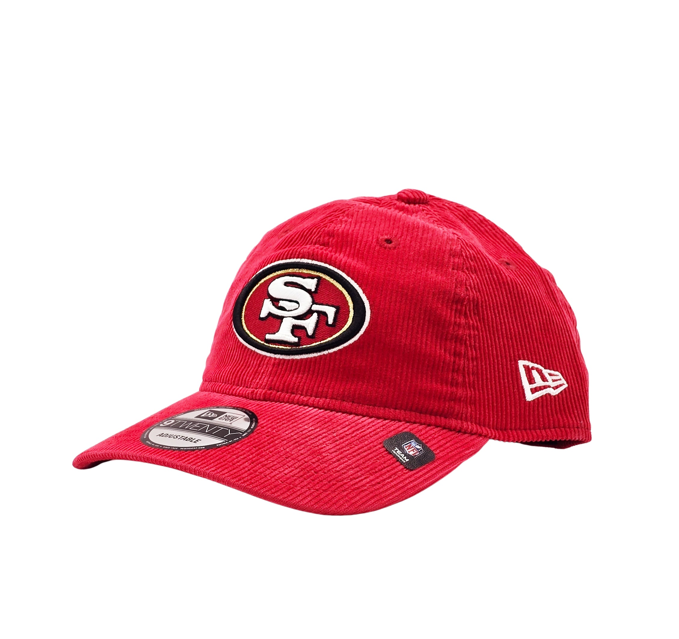 NEW ERA 9TWENTY NFL SAN FRANCISCO 49ERS RED CORD STRAPBACK CAP