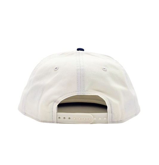 NEW ERA 9FIFTY NFL DENVER NUGGETS CREAM/NAVY SNAPBACK HAT