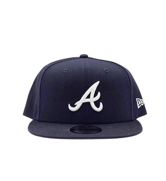 NEW ERA 9FIFTY MLB ATLANTA BRAVES NAVY BLUE SNAPBACK HAT