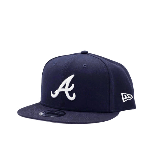 NEW ERA 9FIFTY MLB ATLANTA BRAVES NAVY BLUE SNAPBACK HAT