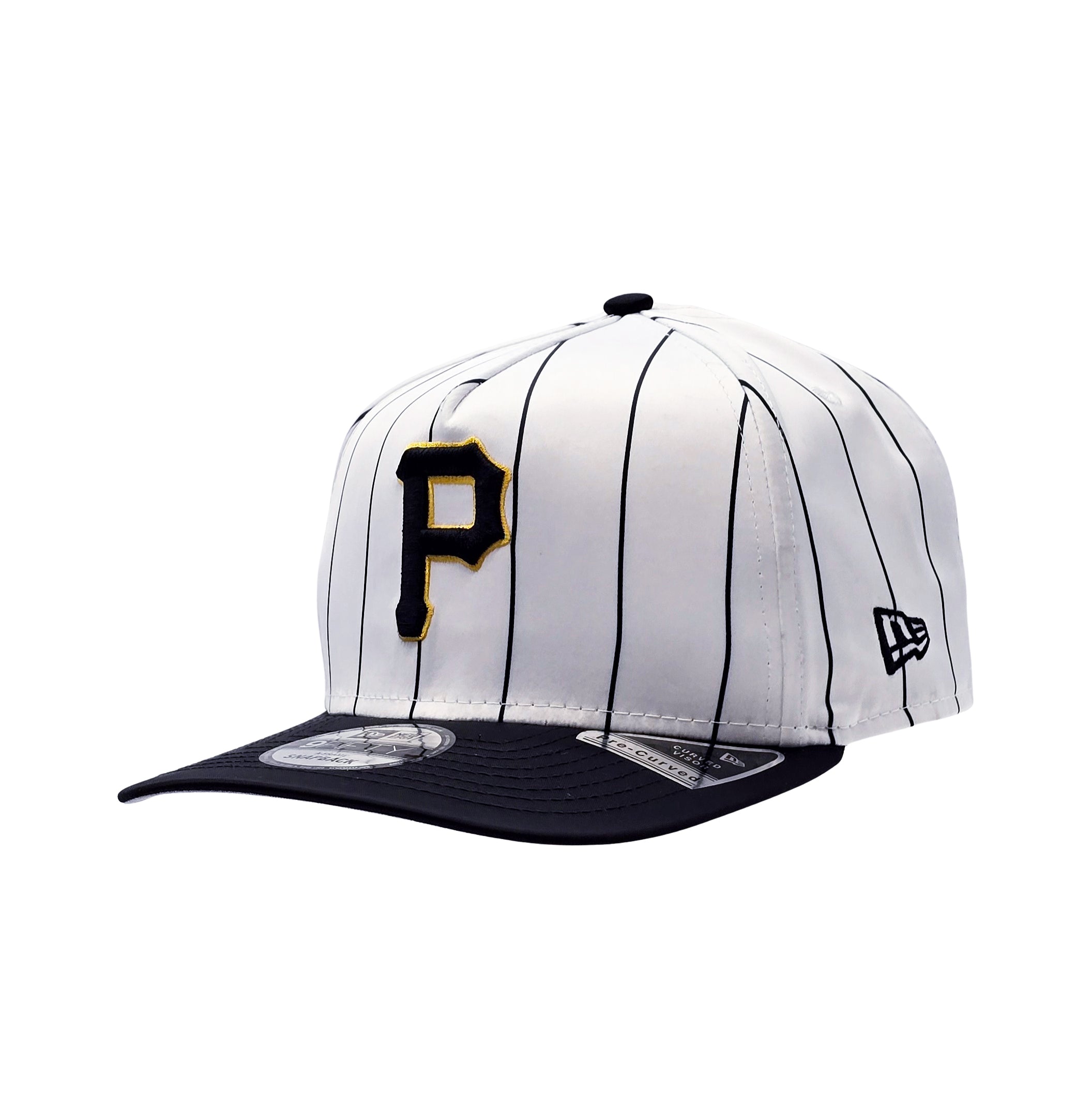 NEW ERA 9FIFTY A-FRAME MLB PITTSBURGH PIRATES WHITE/BLACK SNAPBACK HAT