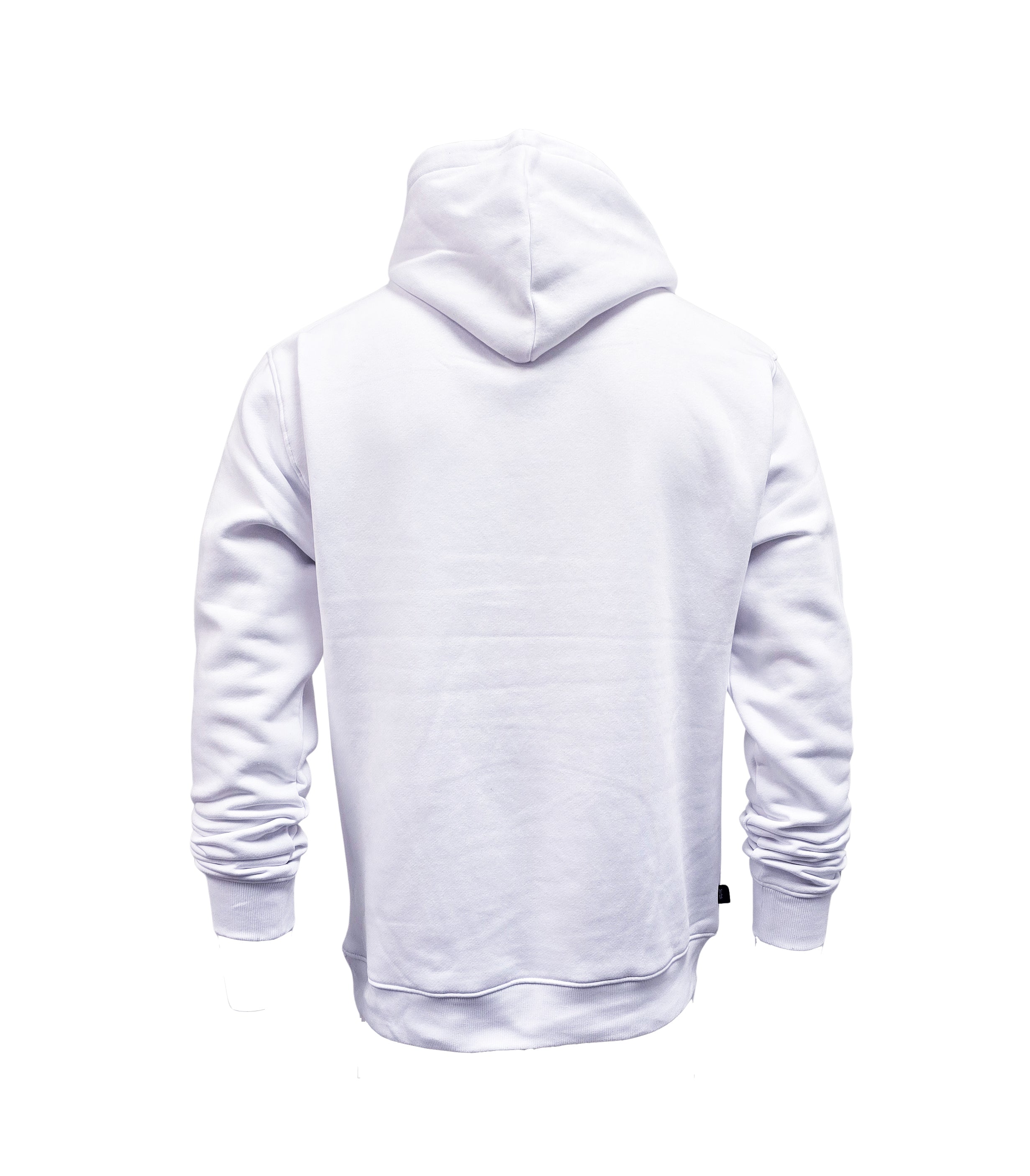 SWITCH REMARKABLE MEN'S RHINESTONE GET THAT BREAD, SKULL GRAPHIC HOODIE (WHITE)