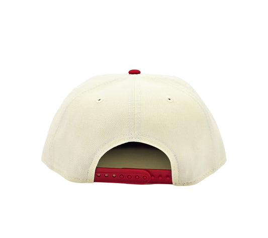 NEW ERA 9FIFTY MLB ST. LOUIS CARDINALS CREAM/RED SNAPBACK HAT