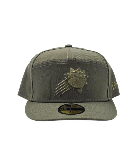 NEW ERA 59FIFTY A-FRAME NBA PHOENIX SUNS OLIVE GREEN FITTED HAT