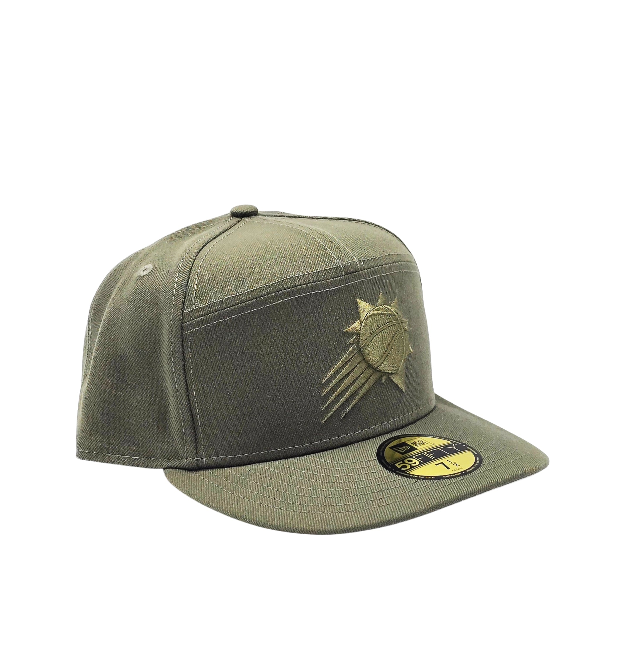 NEW ERA 59FIFTY A-FRAME NBA PHOENIX SUNS OLIVE GREEN FITTED HAT