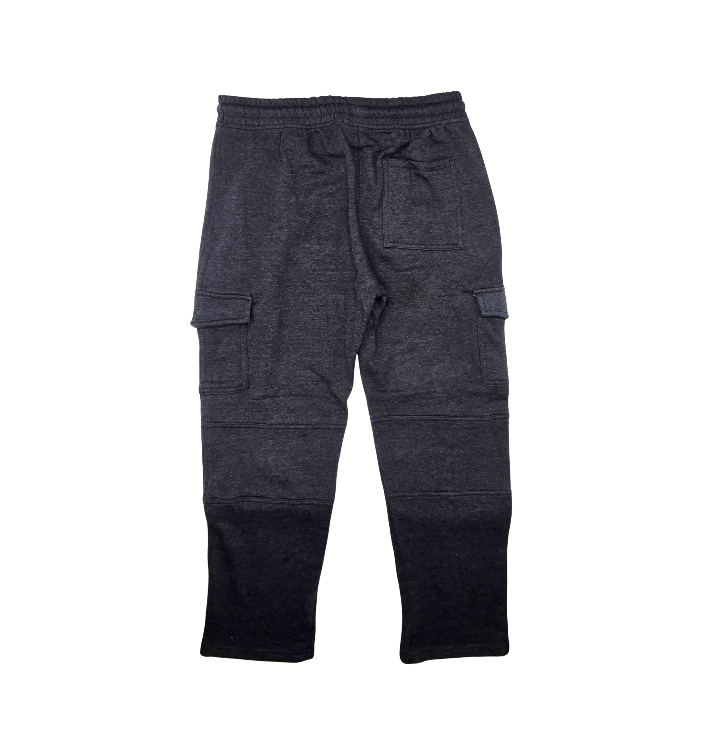 AGILE MEN'S CARGO FLEECE JOGGERS (CHARCOAL)