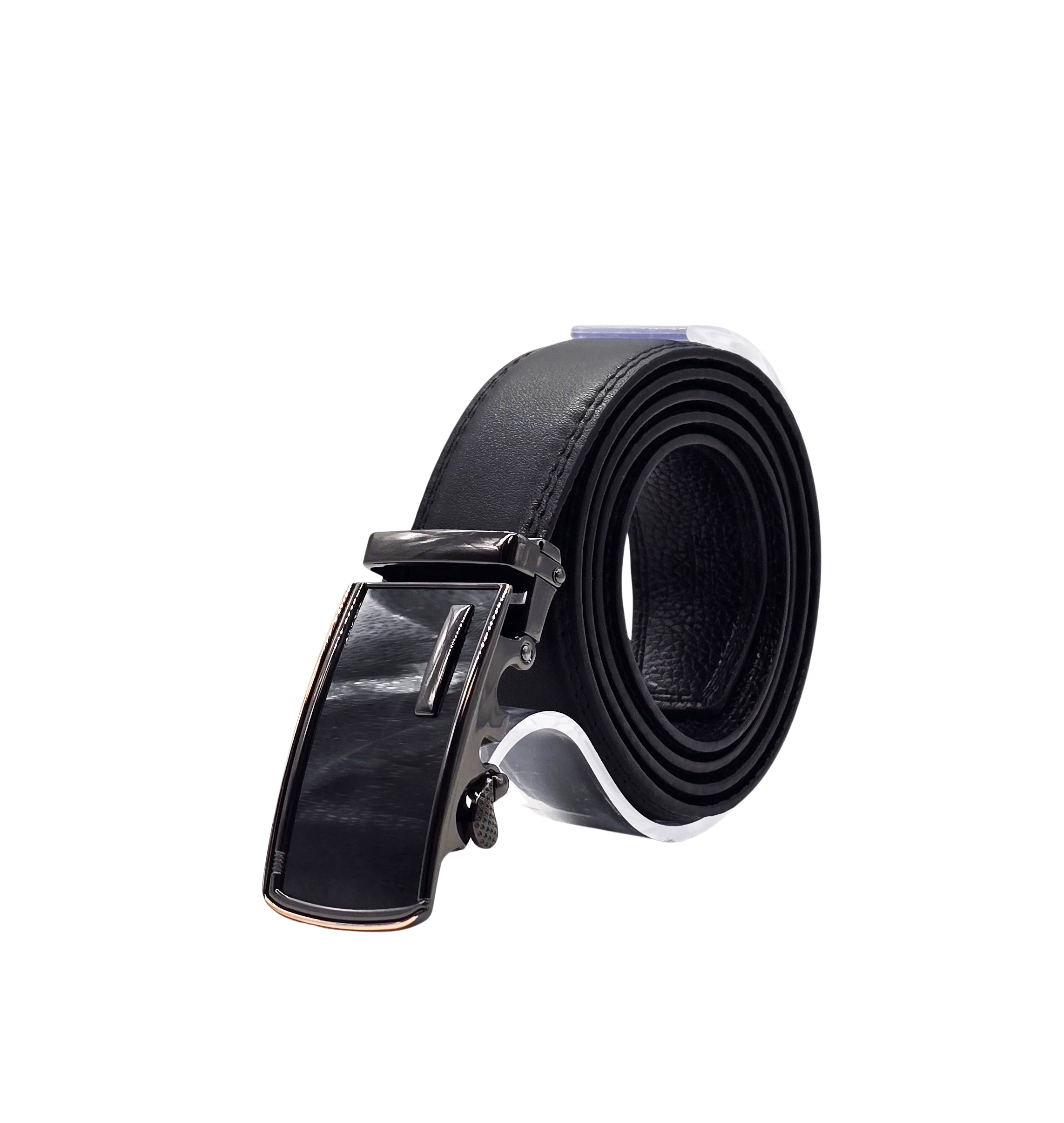 MEN'S ADJUSTABLE DESIGNER BELT (BLACK ENH 1-5)