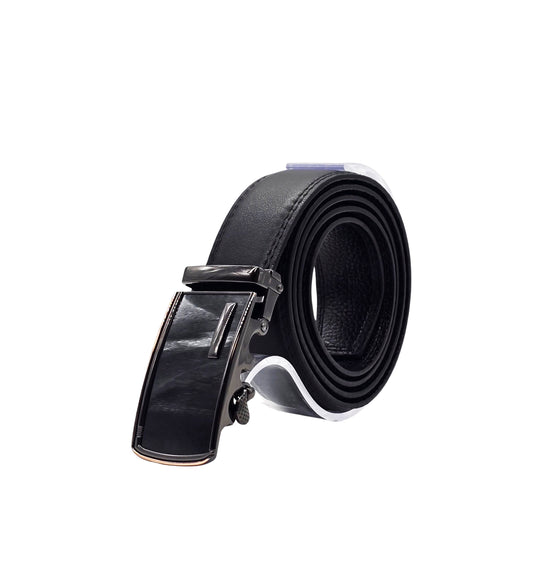 MEN'S ADJUSTABLE DESIGNER BELT (BLACK ENH 1-5)